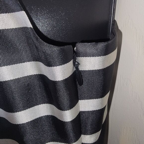 J. CREW Nwt striped metallic jaquard dress size 2 - Picture 6 of 10